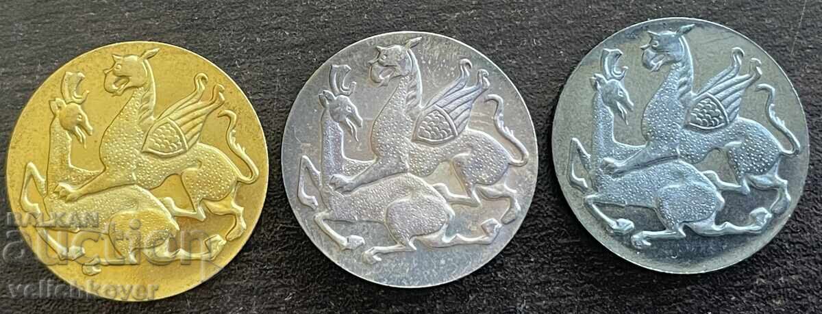 43802 Bulgaria lot 3 jetoane NIM medalion comoara Nagyszentmiklós
