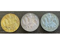43805 Bulgaria lot 3 jetoane NIM medalion comoara Nagyszentmiklós