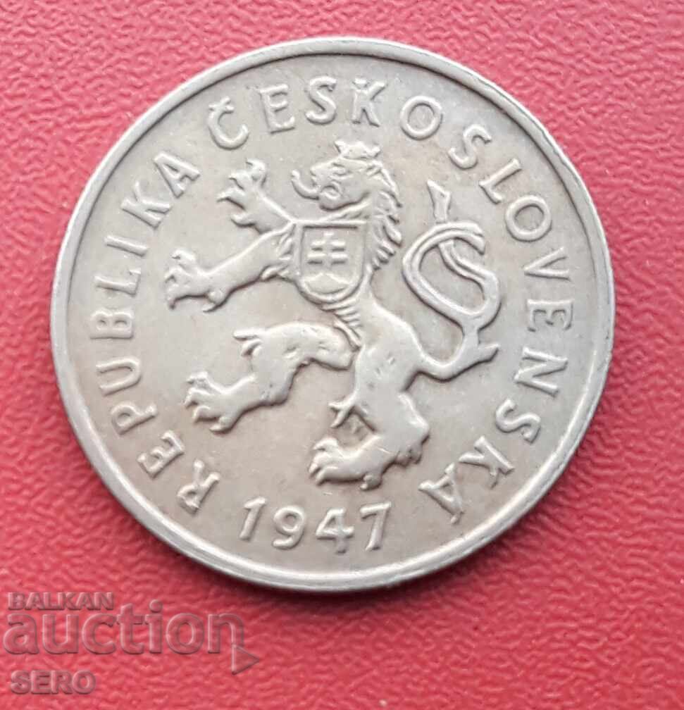 Czechoslovakia-2 koruna 1947 with price € 0.30 | 0.59 BGN