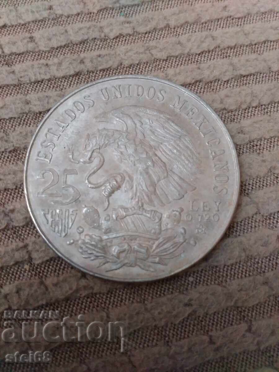 25 ΠΕΣΟΣ ΜΕΞΙΚΟ 1968