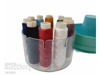 Threads, silk thread, 10 colors, Bulgaria factory, Kazanlak in original box