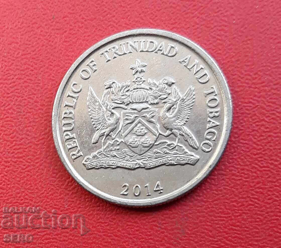 Insulele Trinidad și Tobago - 25 de cenți 2014 cu preț € 0.45 | 0.88 BGN
