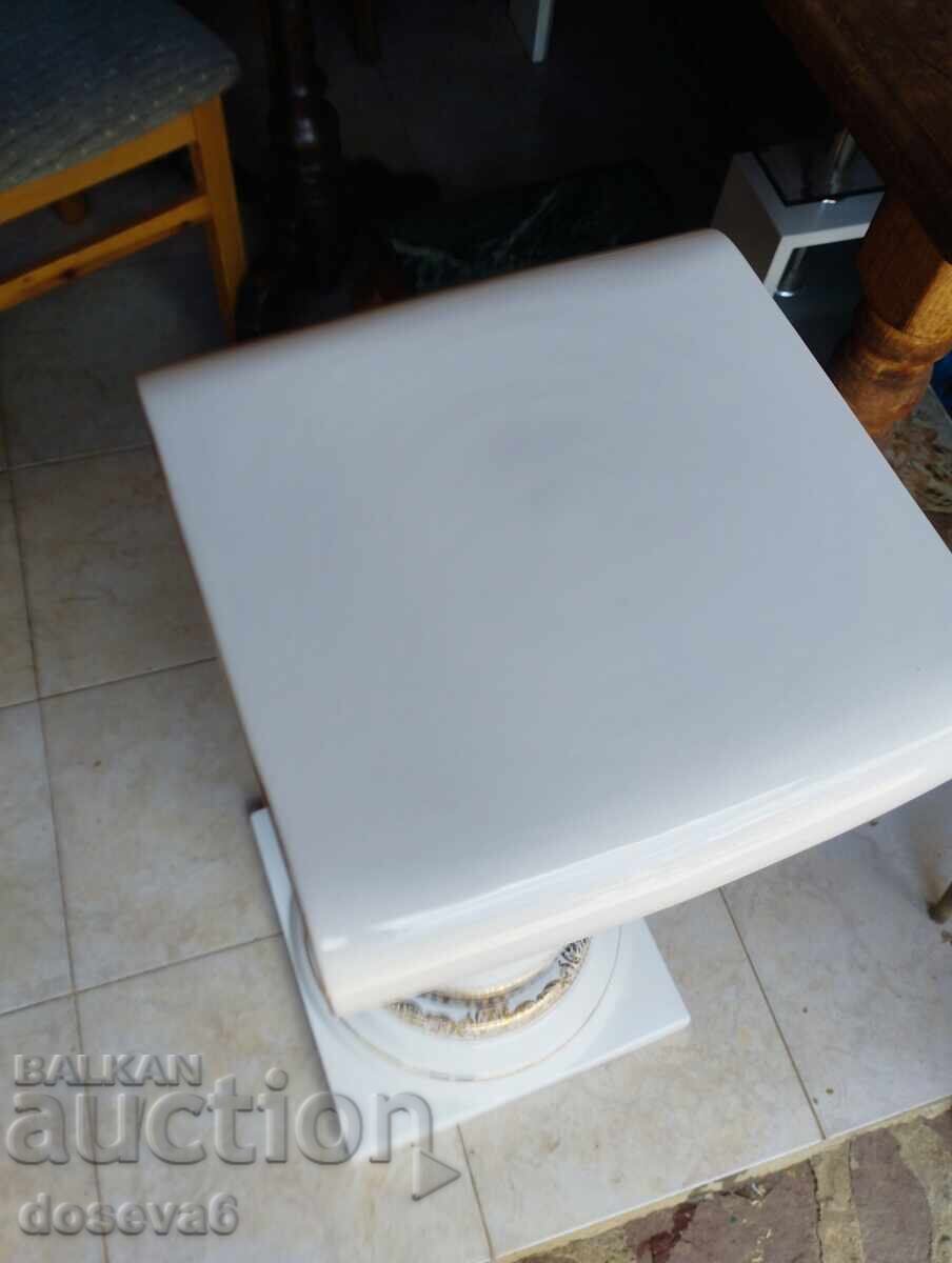 Coloană italiană din porțelan SARRI Italy – (Placată cu aur de 24k) - 5