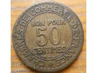 50 de cenți 1923 - Franța