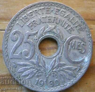 25 centimes 1930 - Franta