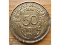 50 сантима 1932 г  - Франция