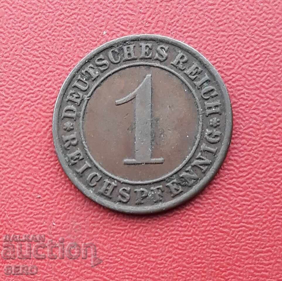 Germany-1 pfennig 1933 A-Berlin