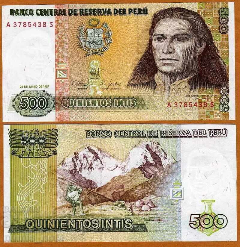 Περού 500 intis 1987 UNC Περού 500 intis 1987 UNC