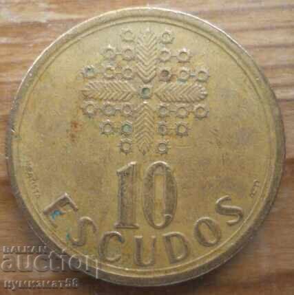 10 escudos 1992 - Portugalia
