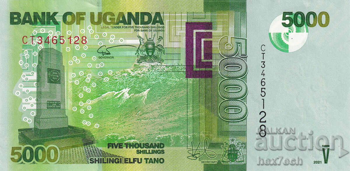 ❤️ ⭐ Uganda 2021 5000 Shillings UNC new ⭐ ❤️ with price € 7.49 | 14.65 BGN ❤️ ⭐ Uganda 2021 5000 Shillings UNC new ⭐ ❤️ with price € 7.49 | 14.65 BGN