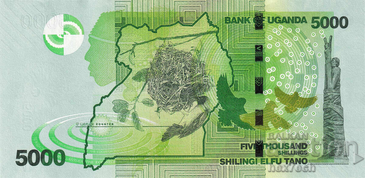 Auction ❤️ ⭐ Uganda 2021 5000 Shillings UNC new ⭐ ❤️ Auction ❤️ ⭐ Uganda 2021 5000 Shillings UNC new ⭐ ❤️