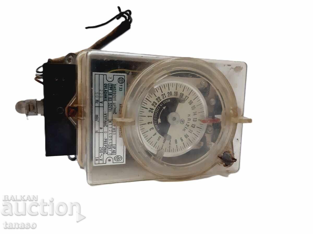 Ceas tarifar vechi pentru contor electric - zi/noapte