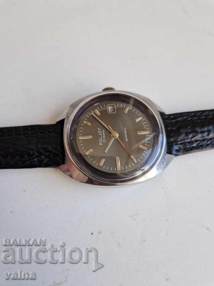Licitație POLJOT, 23 rubine, automatic, cal. 2616.2H, carcasă 39mm! URSS,