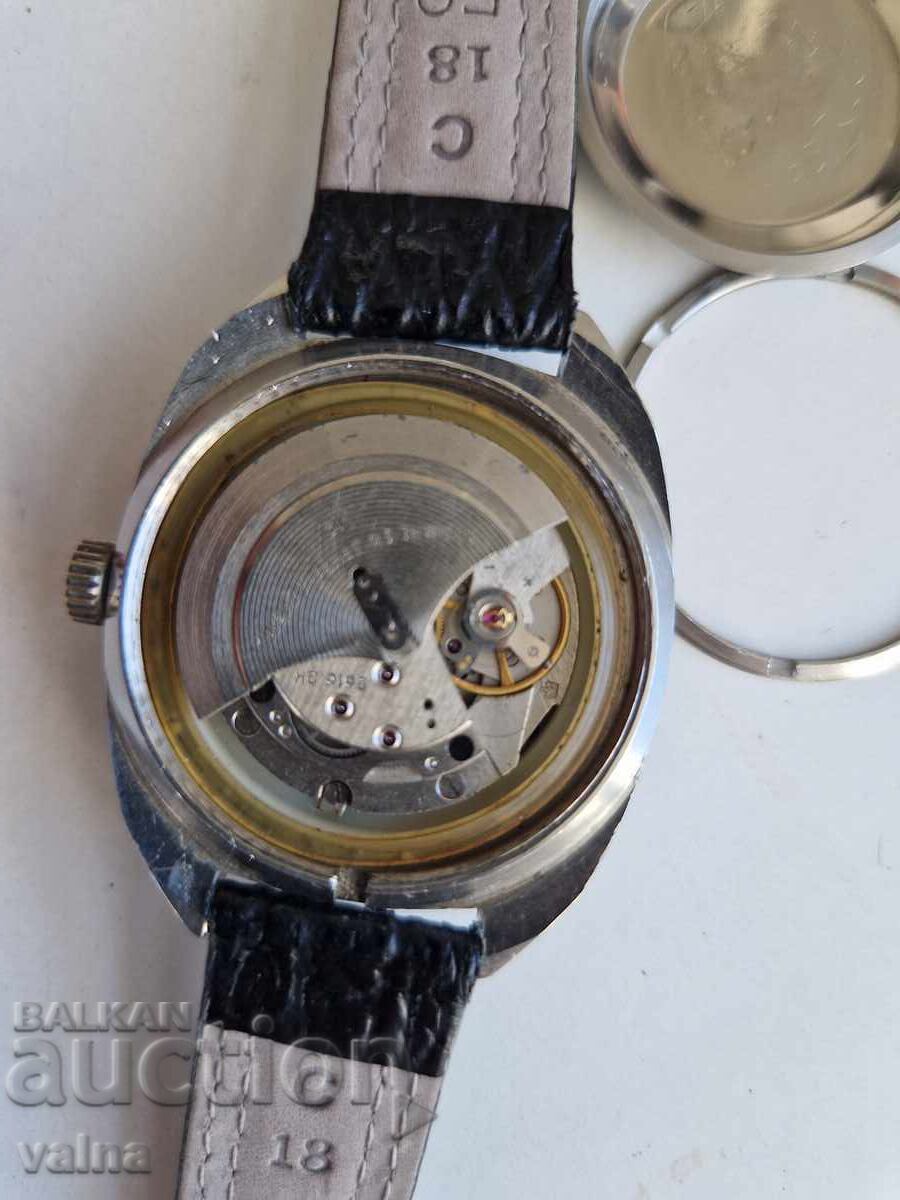 POLJOT, 23 rubine, automatic, cal. 2616.2H, carcasă 39mm! URSS, - 6