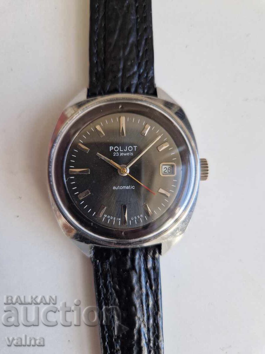 POLJOT, 23 rubine, automatic, cal. 2616.2H, carcasă 39mm! URSS,