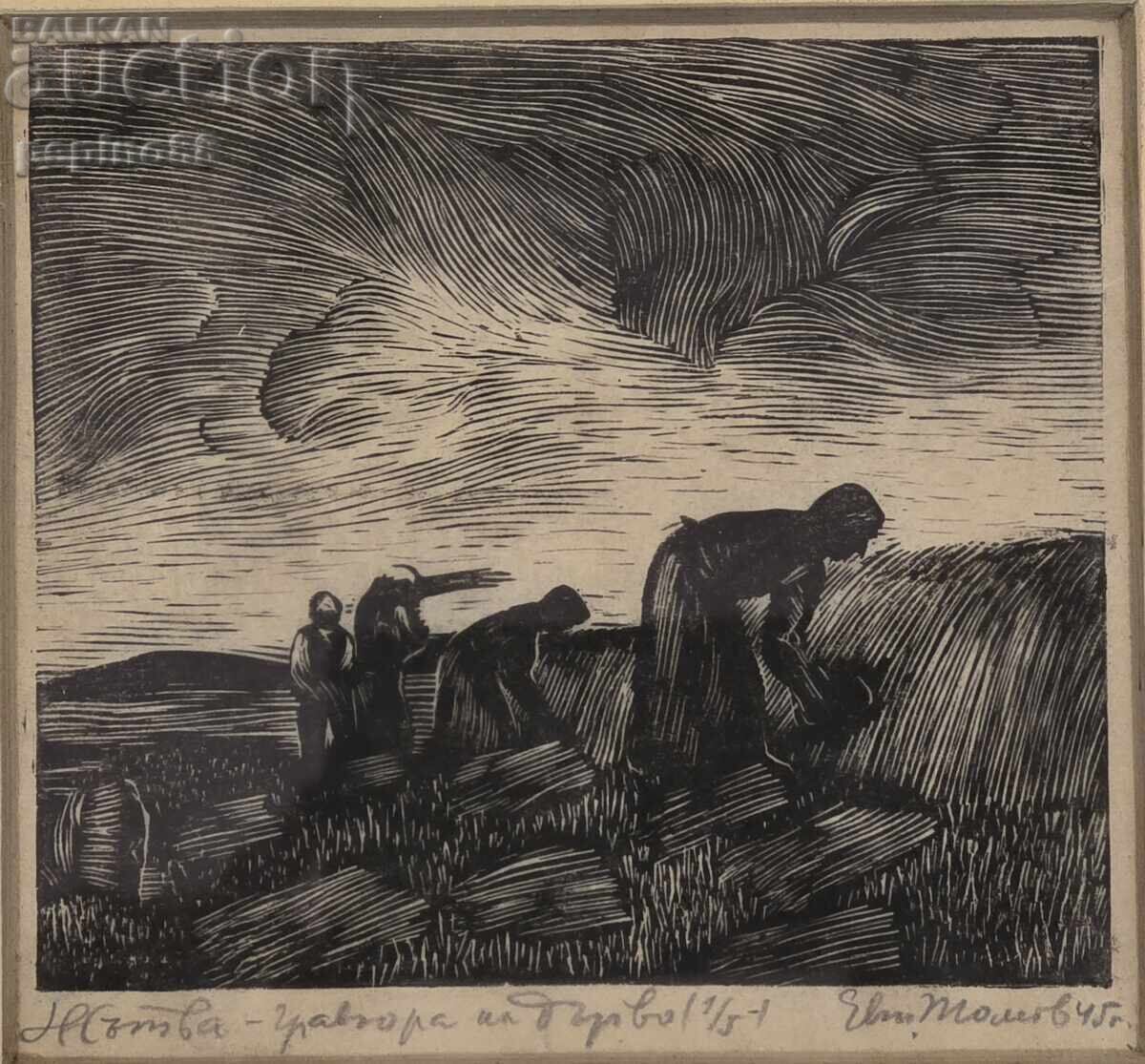 Licitație B.Z.Ts Evgeni Tomov - Recolta 1945