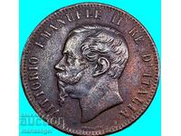 10 centesimi 1867 Italia T - Torino Victor Emanuel - rar!