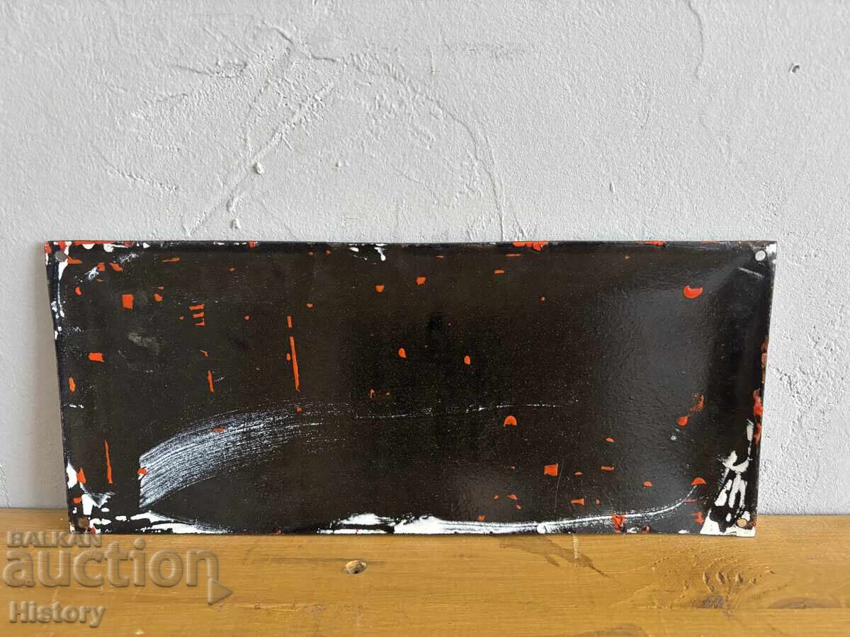 Delivery of Enamel plate