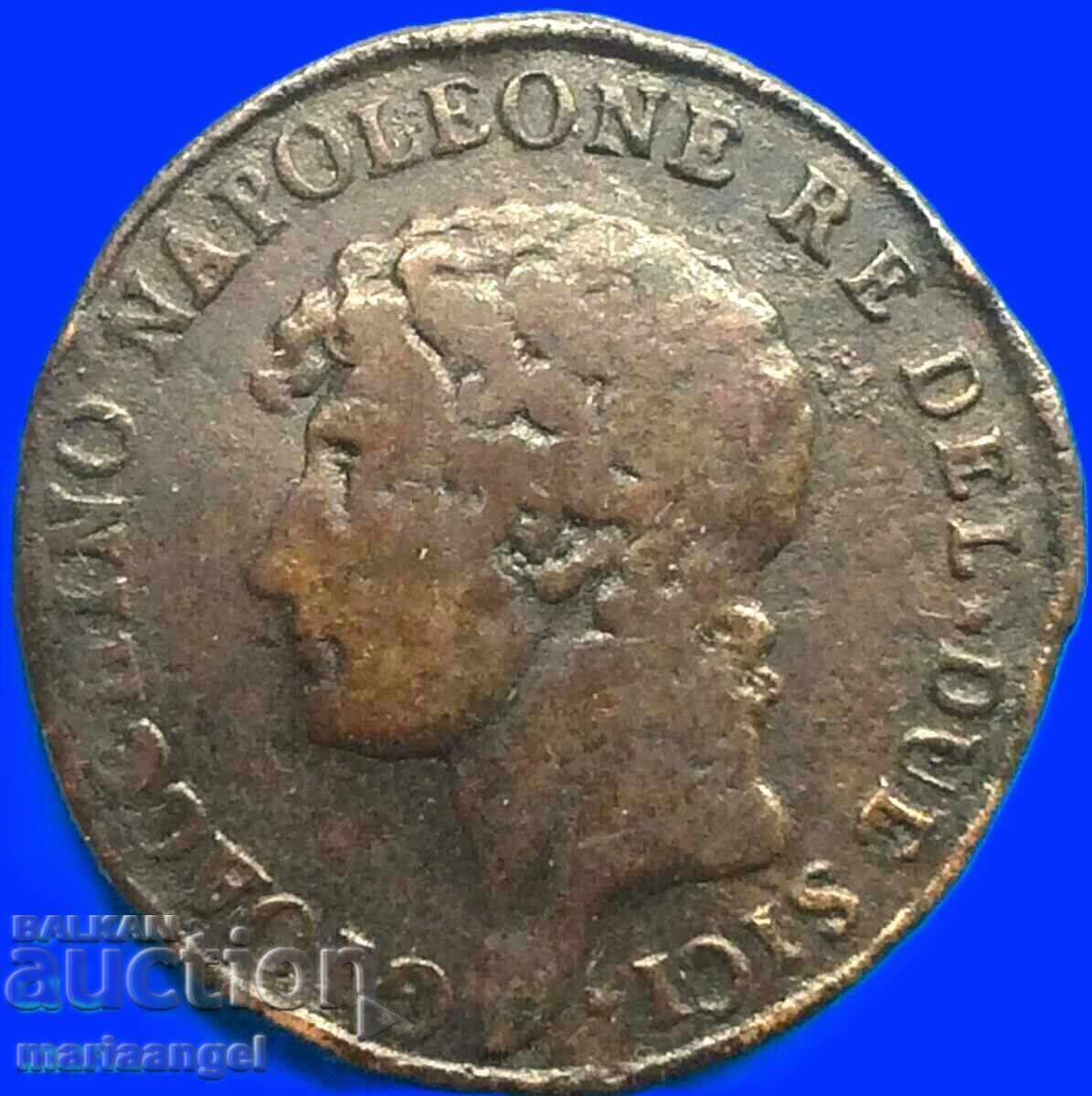 Παράδοση Murat Napoleon 2 grains 1810 Italy 29mm 11,67g bronze