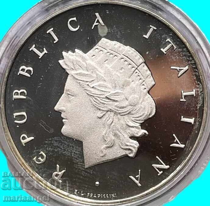 Licitație 500 lire 1993 Italia Banca Centrală Jubileu 100 de ani PROOF