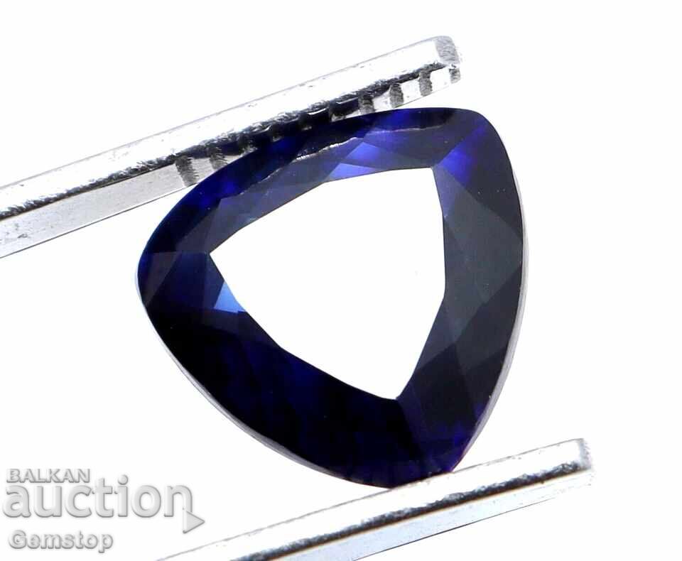 Licitație PREȚ DE LICHIDARE! 16.50 ct safir natural tăietură trilion, Kashmir, de la 1 ct! Licitație PREȚ DE LICHIDARE! 16.50 ct safir natural tăietură trilion, Kashmir, de la 1 ct!