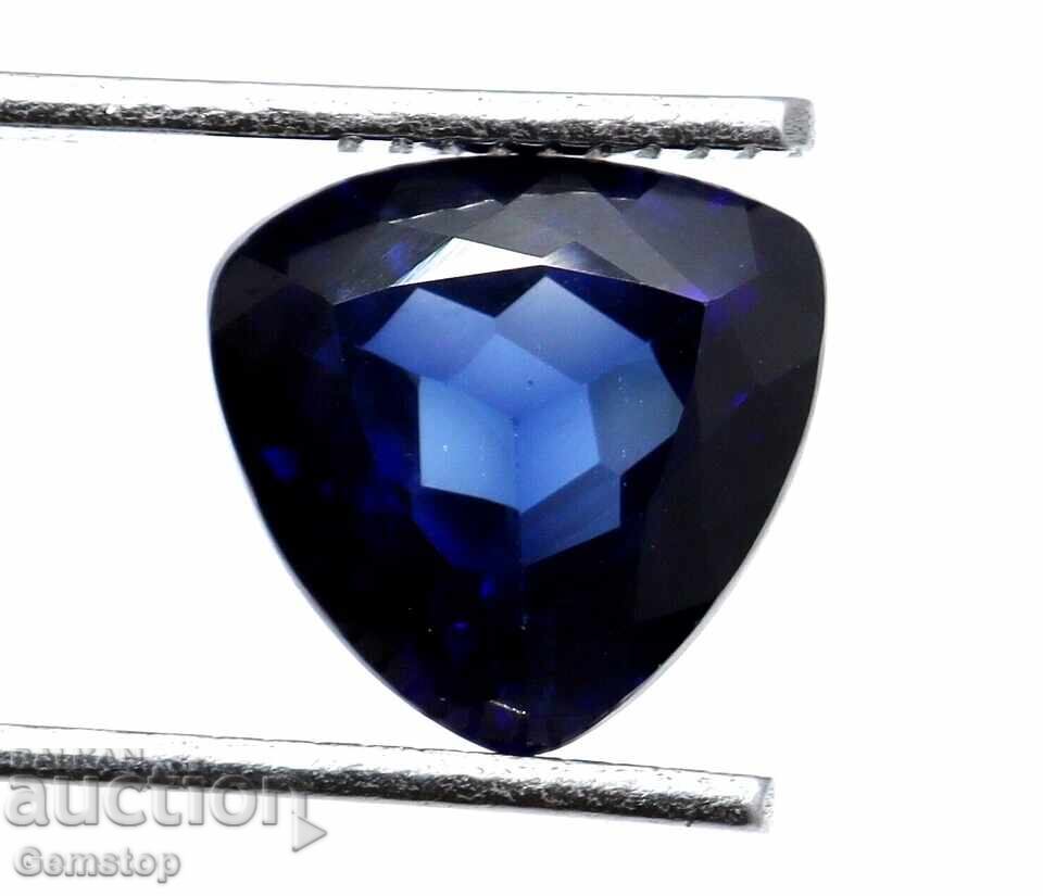 PREȚ DE LICHIDARE! 16.50 ct safir natural tăietură trilion, Kashmir, de la 1 ct! PREȚ DE LICHIDARE! 16.50 ct safir natural tăietură trilion, Kashmir, de la 1 ct!