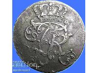 3 пфенига 1761 Германия Прусия А - Берлин крал Friedrich II