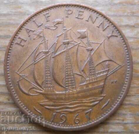 1/2 penny 1967 - Marea Britanie (Elizabeth II)