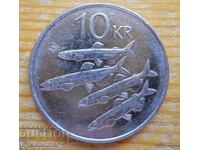 10 coroane 1996 - Islanda