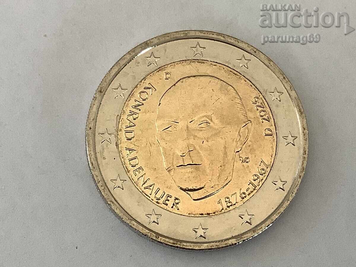 Γερμανία 2 ευρώ 2026 - Κόνραντ Αντενάουερ (1876-1967) καγκελάριος