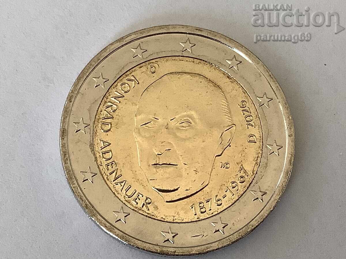 Γερμανία 2 ευρώ 2026 - Κόνραντ Αντενάουερ (1876-1967) καγκελάριος