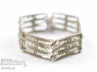 Antique filigree bracelet, National Revival period jewelry