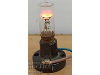Glim lamp E14 with bakelite wall socket