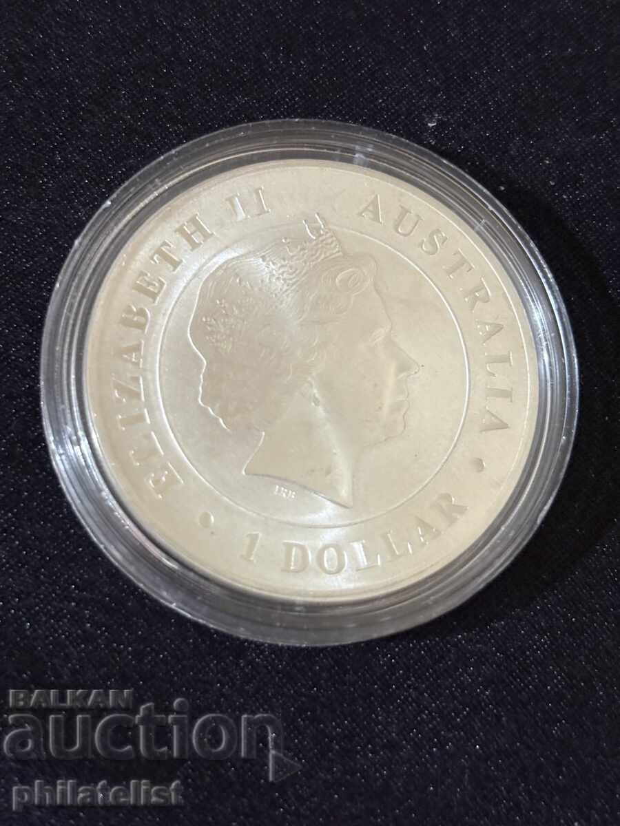 Livrarea Australia 2014 – 1 dolar – Crocodil de apă sărată australian