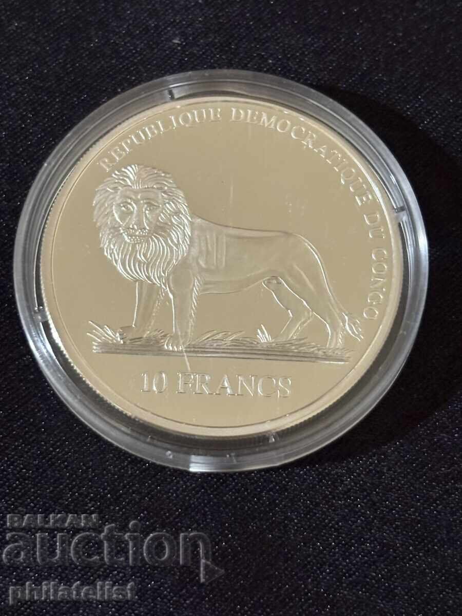 Δημοπρασία Κονγκό 2006 – 10 φράγκα – Παγκόσμιο Κύπελλο Ποδοσφαίρου 2006