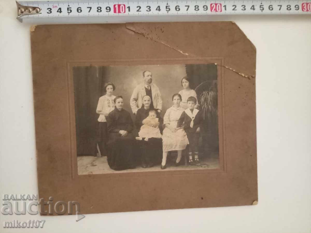 Снимка картон фотография Ямбол 1924 г Снимка картон фотография Ямбол 1924 г