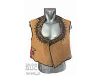 Vestă bărbătească din lână cu găitane, costum popular
