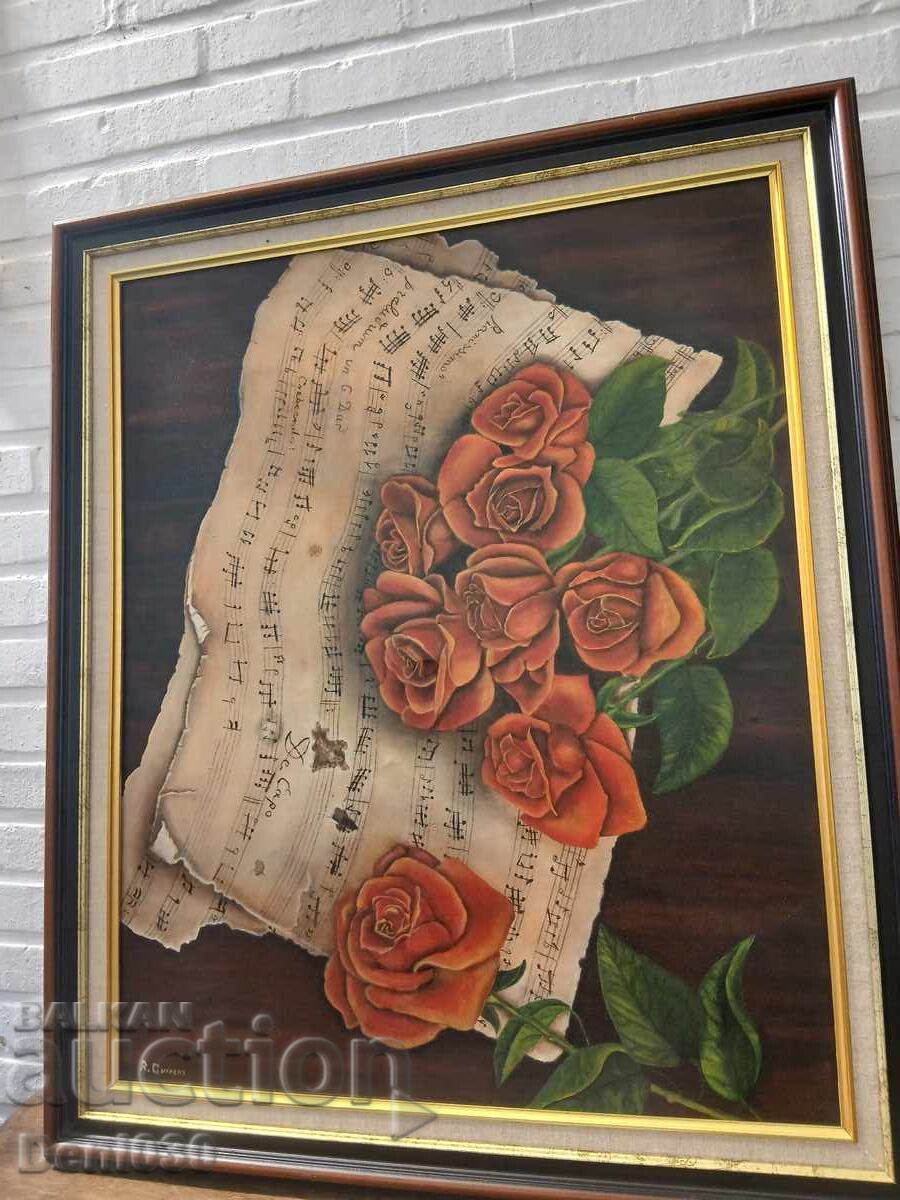 Livrarea Frumos mare pictură originală în ulei pe pânză Livrarea Frumos mare pictură originală în ulei pe pânză