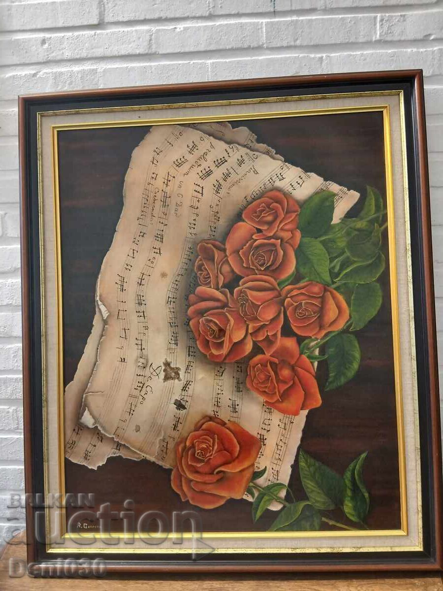 Frumos mare pictură originală în ulei pe pânză - 5 Frumos mare pictură originală în ulei pe pânză - 5