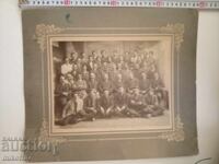 Fotografie carton Profesori Gimnaziul de băieți din Vrața