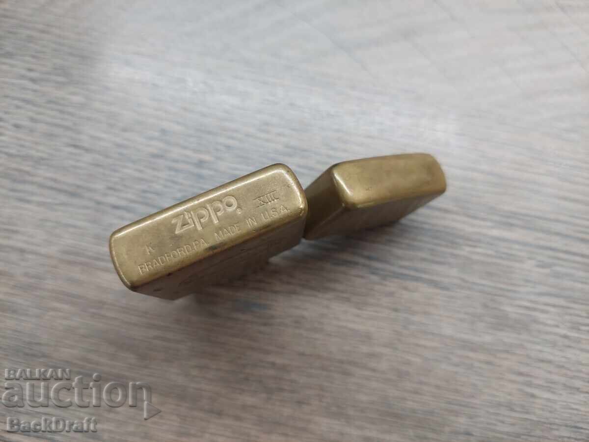 Auction  Original Zippo petrol lighter, Brass Zippo Jack Daniels