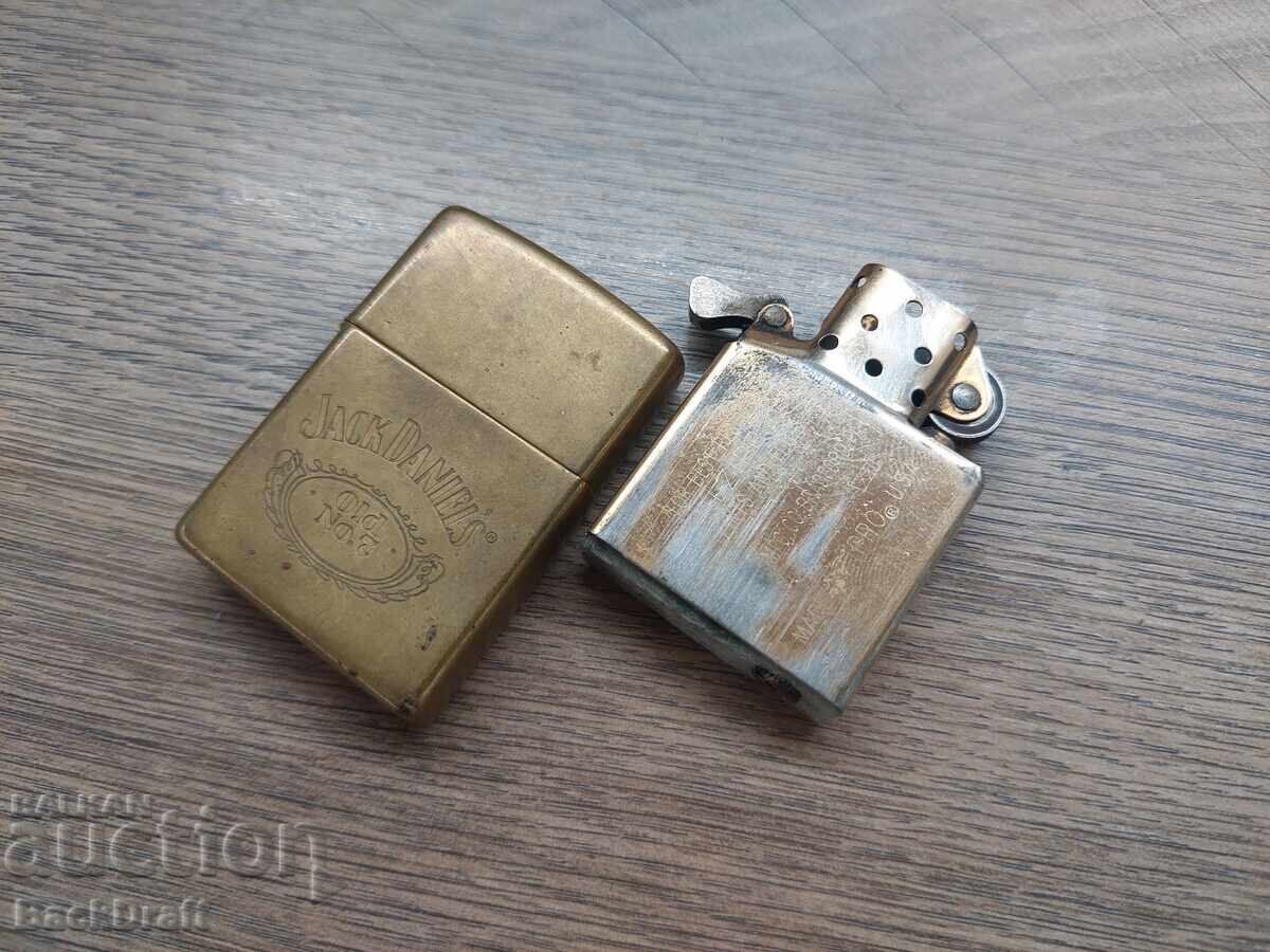 Original Zippo petrol lighter, Brass Zippo Jack Daniels - 6