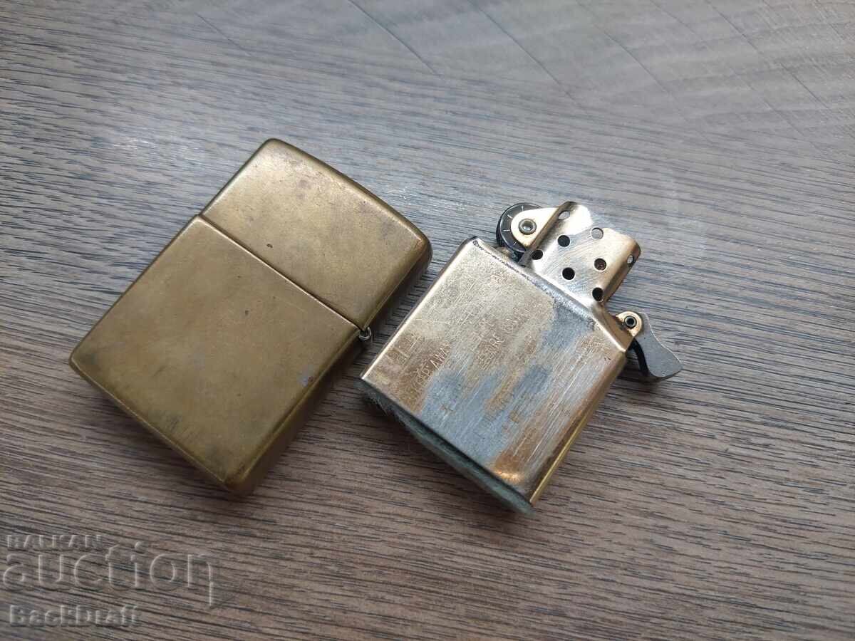 Original Zippo petrol lighter, Brass Zippo Jack Daniels - 7