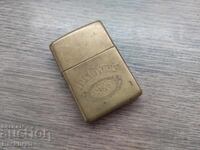 Original Zippo petrol lighter, Brass Zippo Jack Daniels