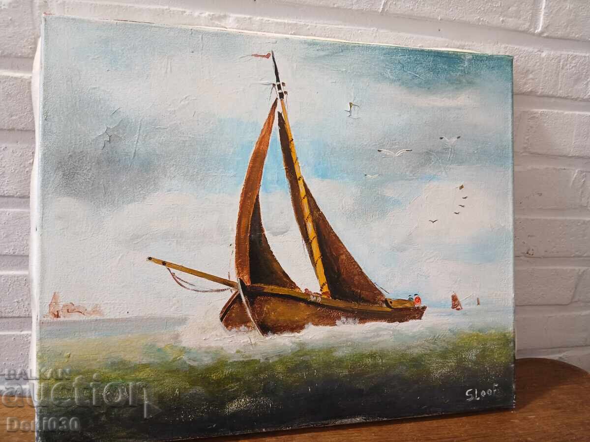 Pictura originala in ulei pe panza cu preț € 0.01 | 0.02 BGN