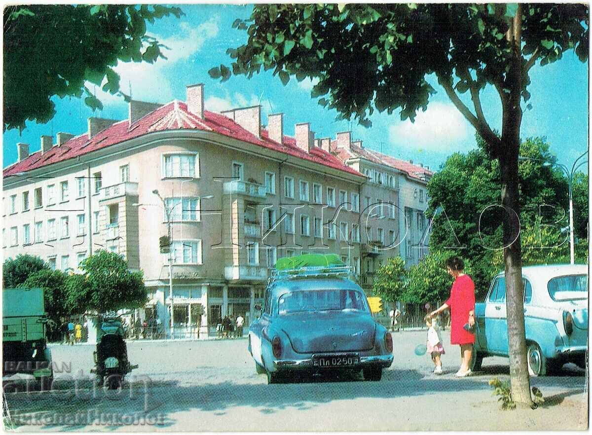 СТАРА КАРТИЧКА КАЗАНЛЪК ГРАДСКИ ИЗГЛЕД Ж900