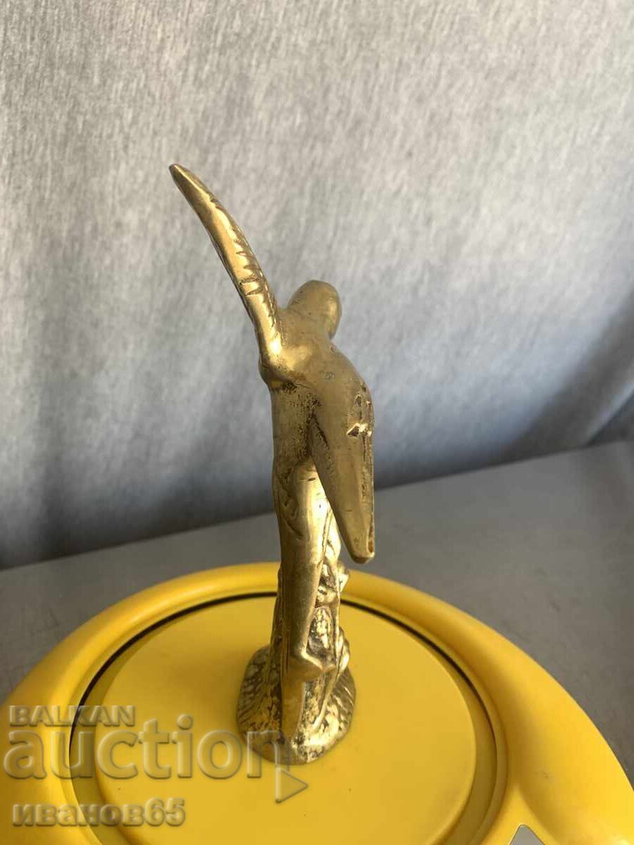 Brass bird sculpture - 6