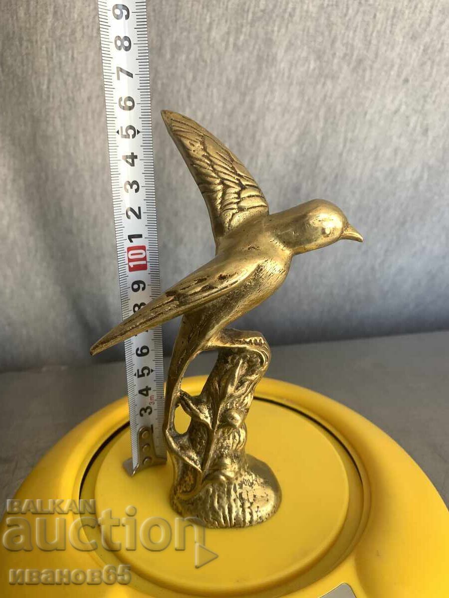Brass bird sculpture - 7