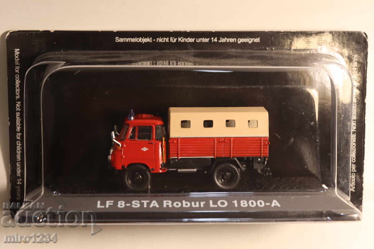MODEL CAMION DE POMPIERI ROBUR 1/72 - 6