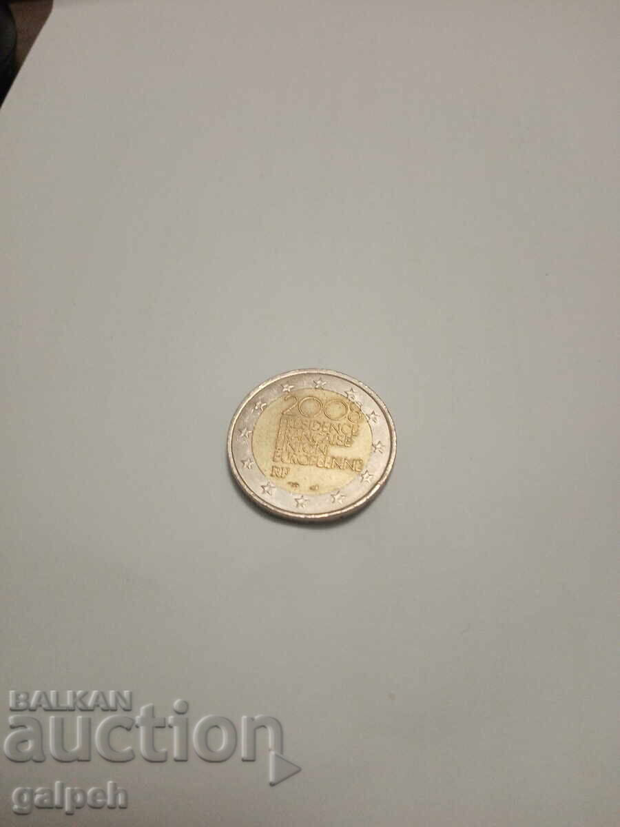 MONEDĂ FRANȚA 2 EURO -2008- PREȘEDINȚIA UE- 6,5 EURO cu preț € 6.50 | 12.71 BGN MONEDĂ FRANȚA 2 EURO -2008- PREȘEDINȚIA UE- 6,5 EURO cu preț € 6.50 | 12.71 BGN